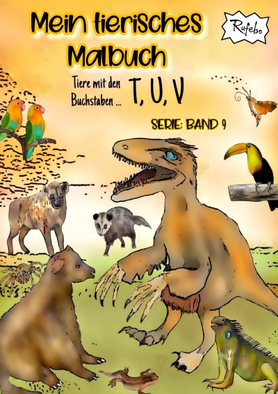'Cover von Mein tierisches Malbuch'-Cover