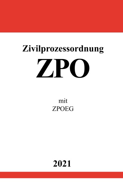'Zivilprozessordnung (ZPO)'-Cover