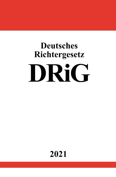 'Deutsches Richtergesetz (DRiG)'-Cover