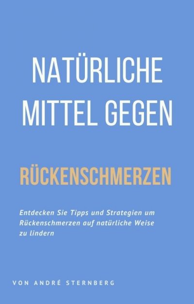 'Cover von Natürliche Mittel gegen Rückenschmerzen'-Cover