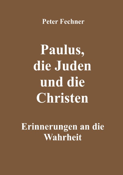 'Paulus, die Juden und die Christen'-Cover