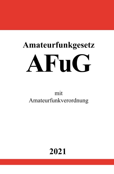 'Amateurfunkgesetz (AFuG)'-Cover