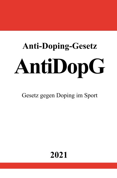 'Anti-Doping-Gesetz (AntiDopG)'-Cover