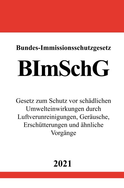 'Bundes-Immissionsschutzgesetz (BImSchG)'-Cover