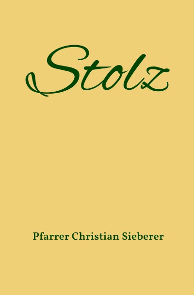 'Stolz'-Cover