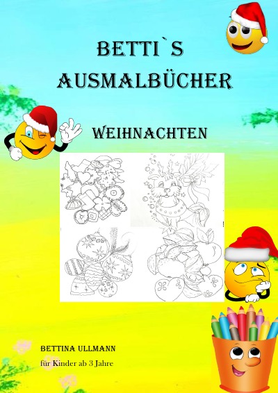 'Cover von Betti`s Ausmalbücher Weihnachten'-Cover