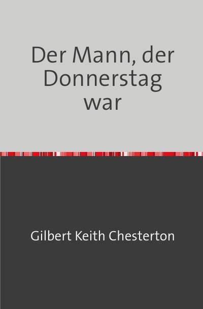 'Der Mann, der Donnerstag war'-Cover