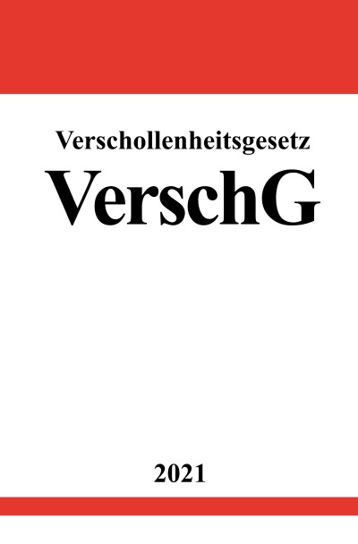 'Cover von Verschollenheitsgesetz (VerschG)'-Cover