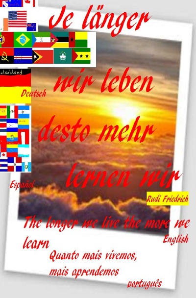 'Je länger wir leben desto mehr lernen wir D UK P E Quanto mais vivemos, mais aprendemos'-Cover