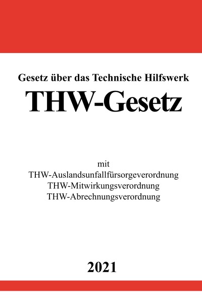 'Gesetz über das Technische Hilfswerk (THW-Gesetz)'-Cover