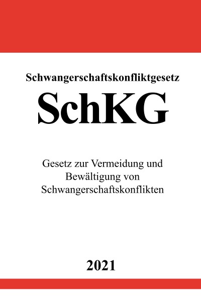 'Schwangerschaftskonfliktgesetz (SchKG)'-Cover