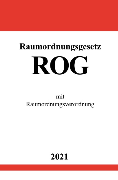 'Raumordnungsgesetz (ROG)'-Cover