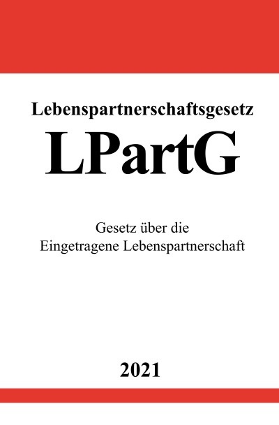 'Lebenspartnerschaftsgesetz (LPartG)'-Cover