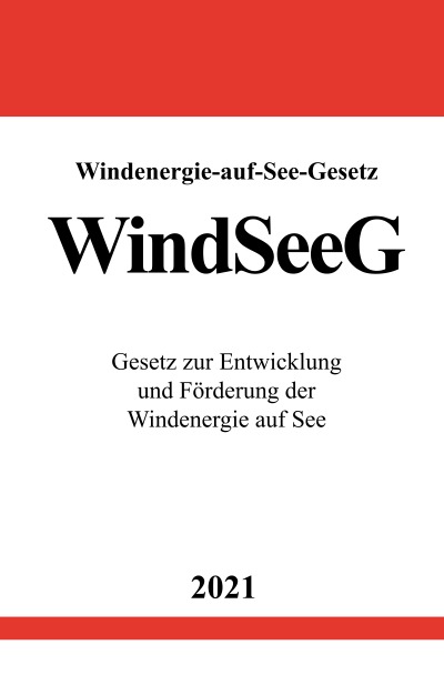 'Windenergie-auf-See-Gesetz (WindSeeG)'-Cover