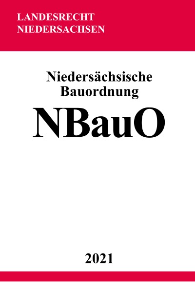 'Niedersächsische Bauordnung (NBauO)'-Cover