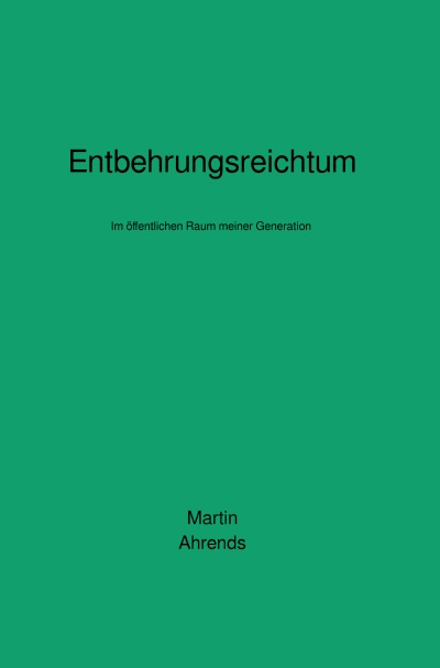 'Cover von Entbehrungsreichtum'-Cover