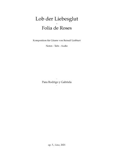 'Cover von Lob der Liebesglut'-Cover