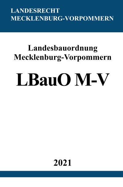 'Landesbauordnung Mecklenburg-Vorpommern (LBauO M-V)'-Cover