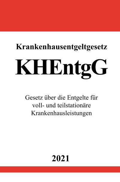 'Cover von Krankenhausentgeltgesetz (KHEntgG)'-Cover
