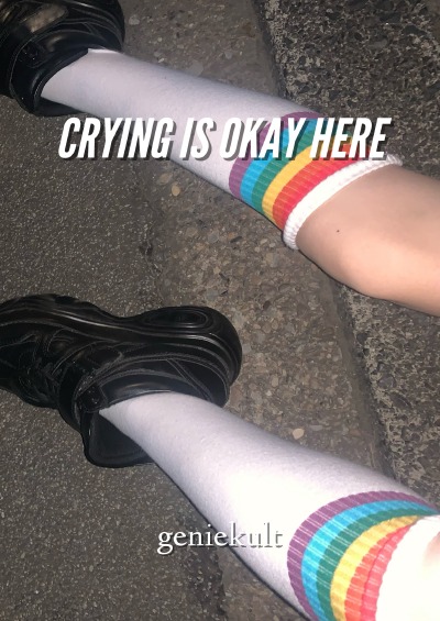 'Crying Is Okay Here'-Cover