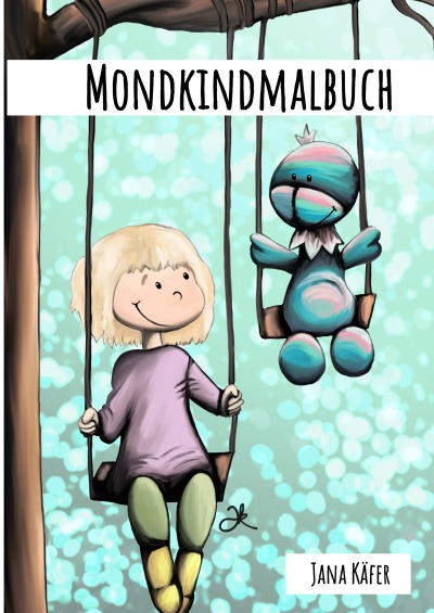 'Cover von Mondkindmalbuch'-Cover