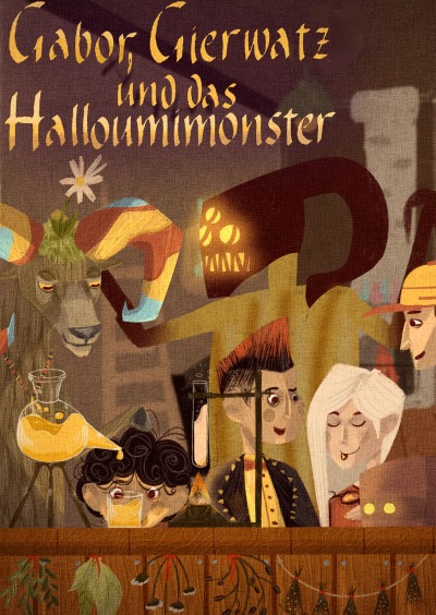 'Gabor, Gierwatz und das Halloumimonster'-Cover