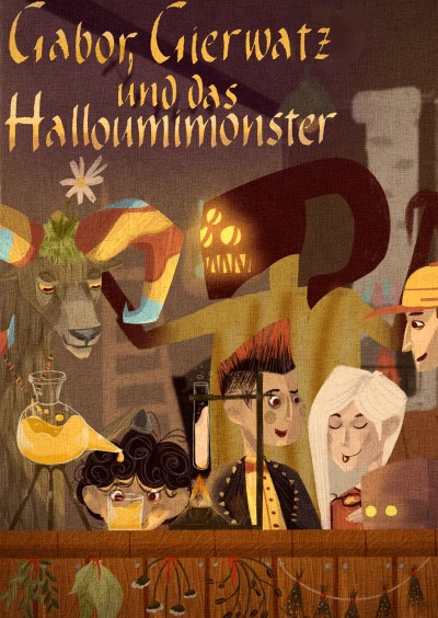 Cover von %27Gabor, Gierwatz und das Halloumimonster%27