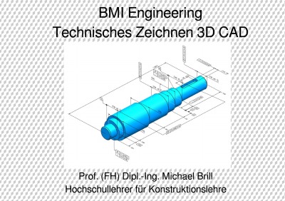 'Cover von Technisches Zeichnen 3D CAD'-Cover
