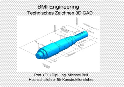 'Cover von Technisches Zeichnen 3D CAD'-Cover