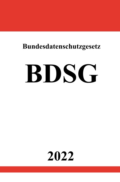 'Bundesdatenschutzgesetz BDSG 2022'-Cover