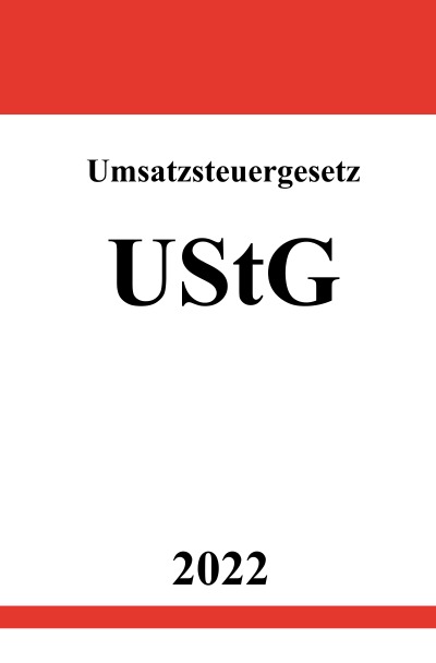 'Cover von Umsatzsteuergesetz UStG 2022'-Cover