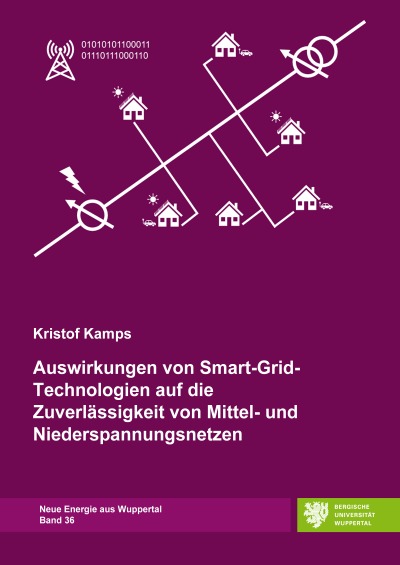 'Cover von Auswirkungen von Smart-Grid-Technologien auf die Zuverlässigkeit von Mittel- und Niederspannungsnetzen'-Cover