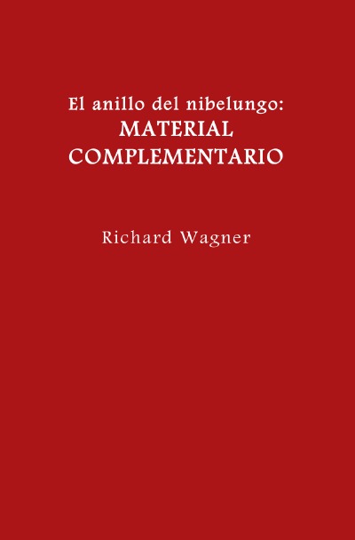 'Cover von El anillo del nibelungo:  material complementario'-Cover