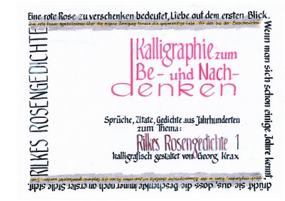 'Cover von Rilkes Rosengedichte 1'-Cover