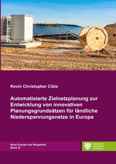 'Automatisierte Zielnetzplanung zur Entwicklung von innovativen Planungsgrundsätzen für ländliche Niederspannungsnetze in Europa'-Cover
