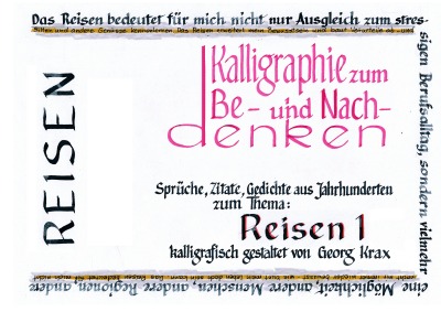 'Reisen 1'-Cover