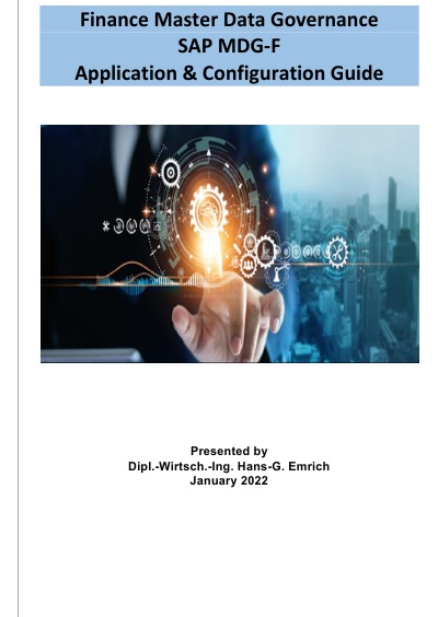 'Finance Master Data Governance  SAP MDG-F Application & Configuration Handbook'-Cover