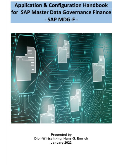 'Application & Configuration Handbook for SAP Master Data Governance  Financial (SAP MDG-F)'-Cover