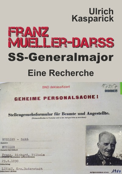 'Cover von Franz Mueller-Darss, SS-Generalmajor'-Cover