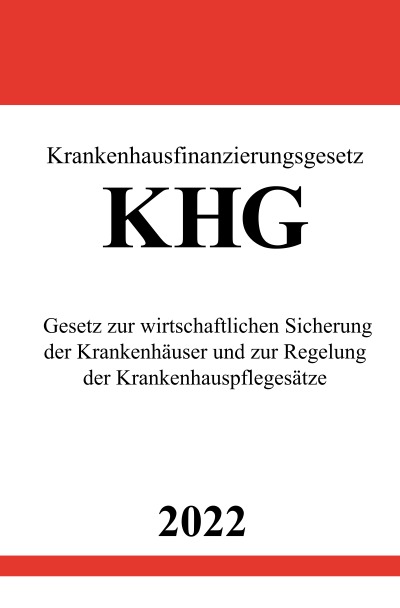 'Krankenhausfinanzierungsgesetz KHG 2022'-Cover