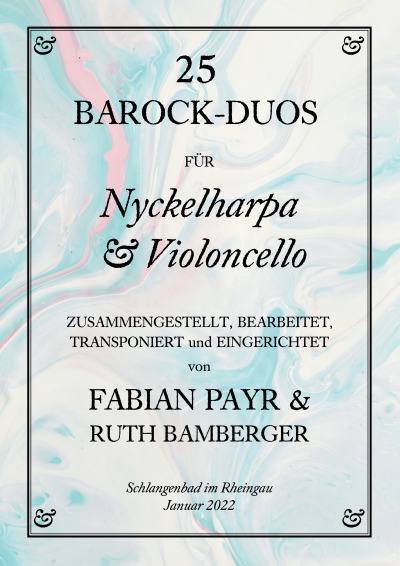 '25 Barock-Duos für Nyckelharpa und Violoncello'-Cover