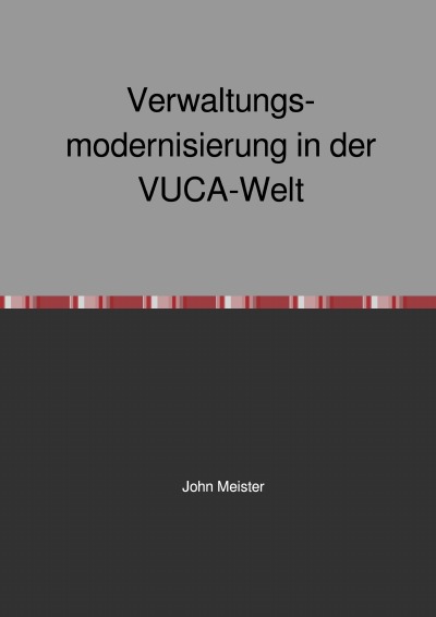 'Verwaltungsmodernisierung in der VUCA-Welt'-Cover