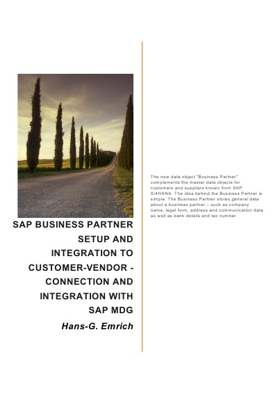 'SAP BUSINESS PARTNER  Handbook with Integration CVI and SAP MDG-BP'-Cover