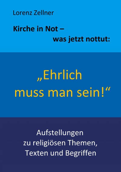 'Cover von „Ehrlich muss man sein!“'-Cover