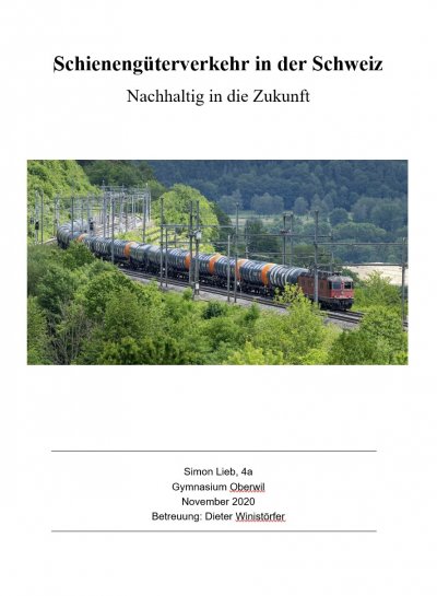 'Schienengüterverkehr in der Schweiz'-Cover