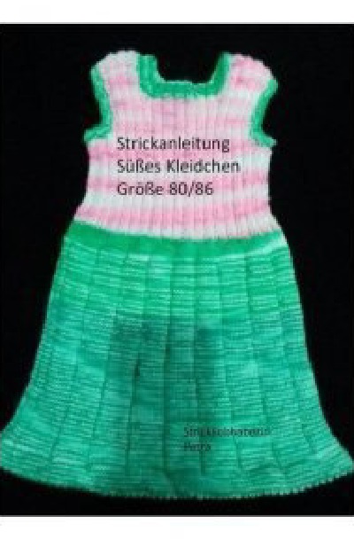 'Cover von Strickanleitung Süßes Kleidchen Größe 80/86'-Cover