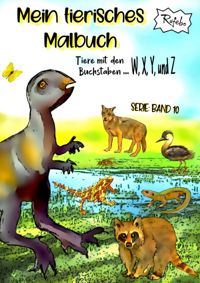 'Cover von Mein tierisches Malbuch'-Cover