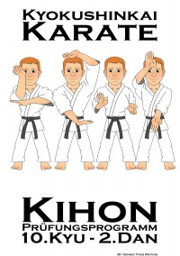 Kyokushinkai Karate Prüfungsprogramm - Kihon Prüfungsprogramm - Yves Mathis