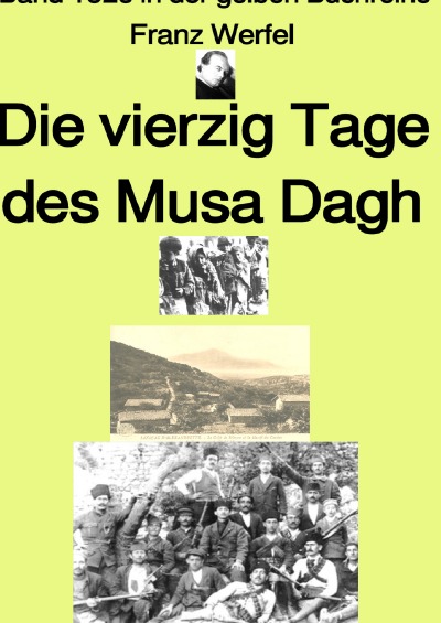 'Die vierzig Tage des Musa Dagh – gesamt – Band 182e in der gelben Buchreihe – bei Jürgen Ruszkowski'-Cover