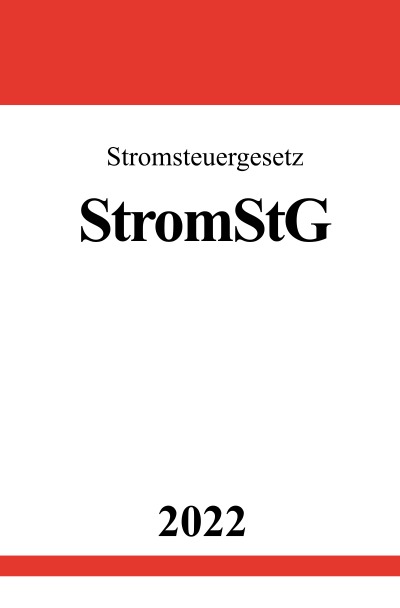 'Cover von Stromsteuergesetz StromStG 2022'-Cover